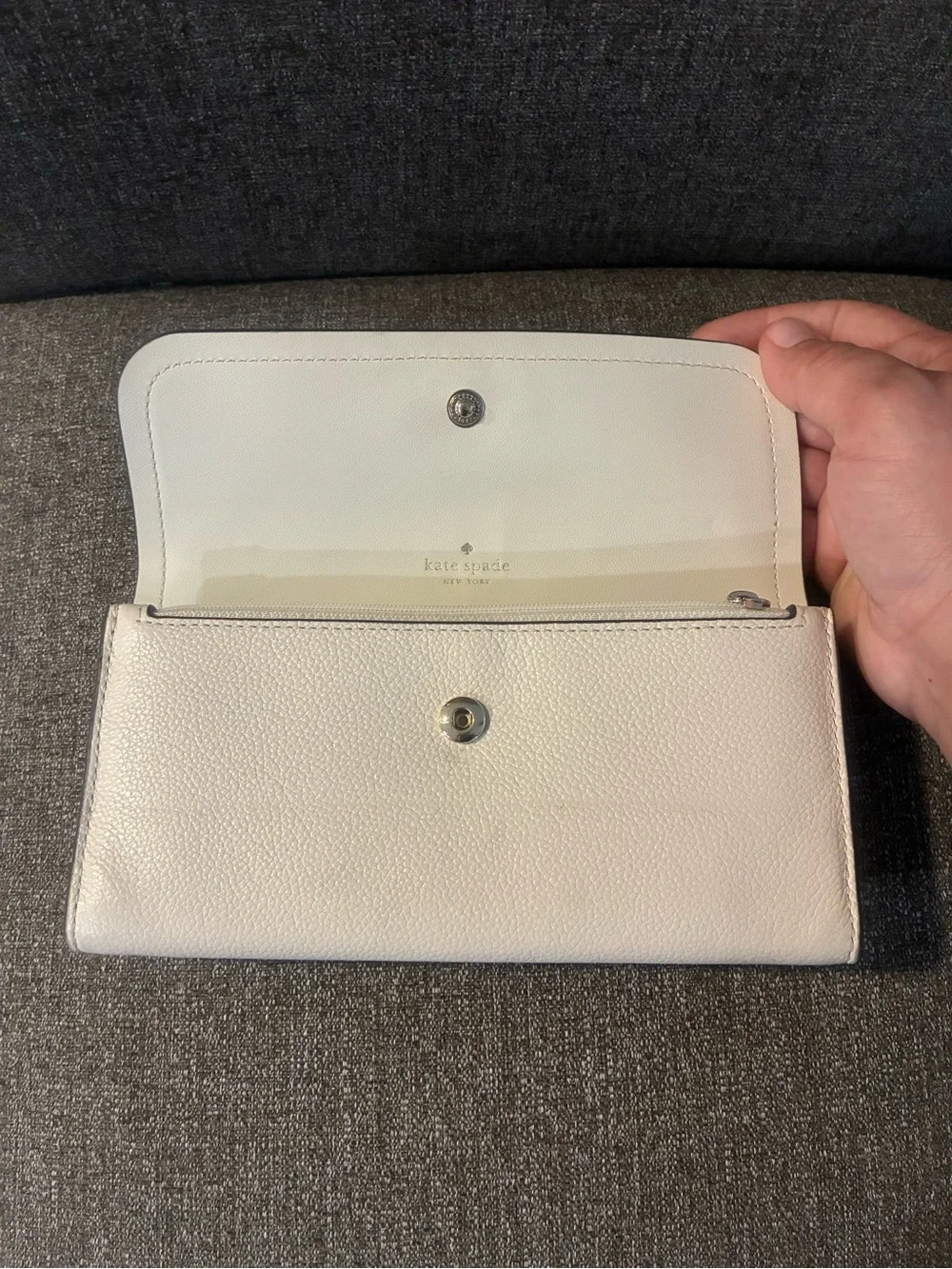 kate spade White Leather Women's Wallet
